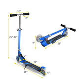 Patinete plegable de aluminio para niños con luces LED