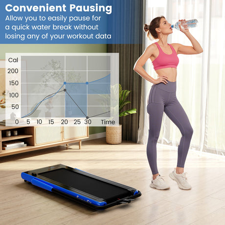 Cinta de Correr Plegable 3 en 1 de 3 HP con Aplicaciones Inteligentes, Control Remoto y Altavoces