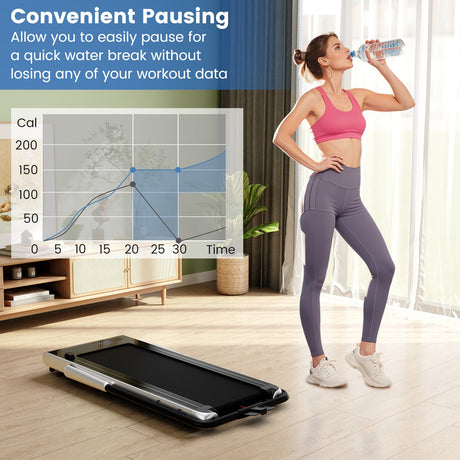 Cinta de Correr Plegable 3 en 1 de 3 HP con Aplicaciones Inteligentes, Control Remoto y Altavoces