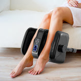 Foot and Calf Massager with Heat Shiatsu Deep Kneading Rolling Smart Electric Leg Massager