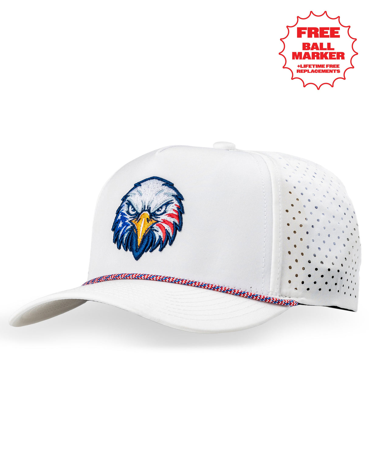 Gorra Perforada con Cuerda - Águila de la Independencia