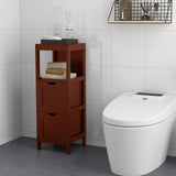 Mueble de almacenamiento independiente con 2 cajones extraíbles para baño