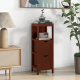 Mueble de almacenamiento independiente con 2 cajones extraíbles para baño