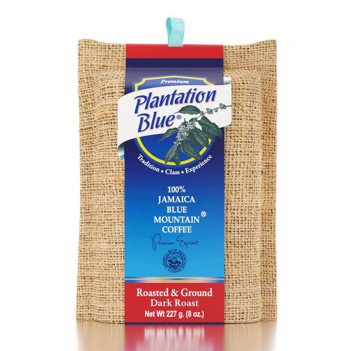 Plantation Blue Café 100% Jamaica Blue Mountain - Tostado Oscuro - 8oz Molido