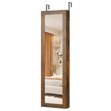 Jewelry Cabinet Wall or Door Mounted Jewelry Armoire Modern Hanging Jewelry Organizer