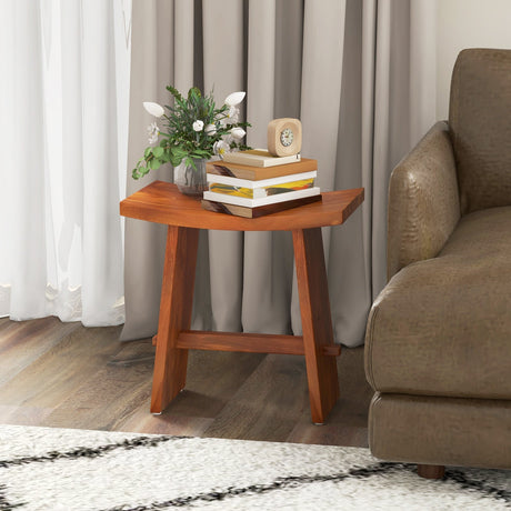 Taburete de ducha de 20 pulgadas completamente ensamblado con asiento curvo para el interior de la ducha