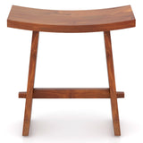 20 Inch Fully Assembled Shower Stool with Curved Seat for Inside Shower
