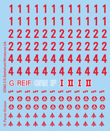 Flames of War: German DAK Decals