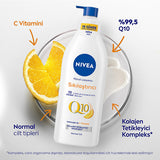 Nivea Q10 Firming Body Lotion - Visibly Tightens Skin in 10 Days, Intense 48-Hour Moisture - With Vitamin C & Collagen Booster, Fast Absorbing