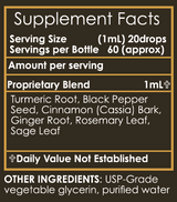 GOLD DROPS Smart OWLchemy - 2oz Potent Turmeric Extract