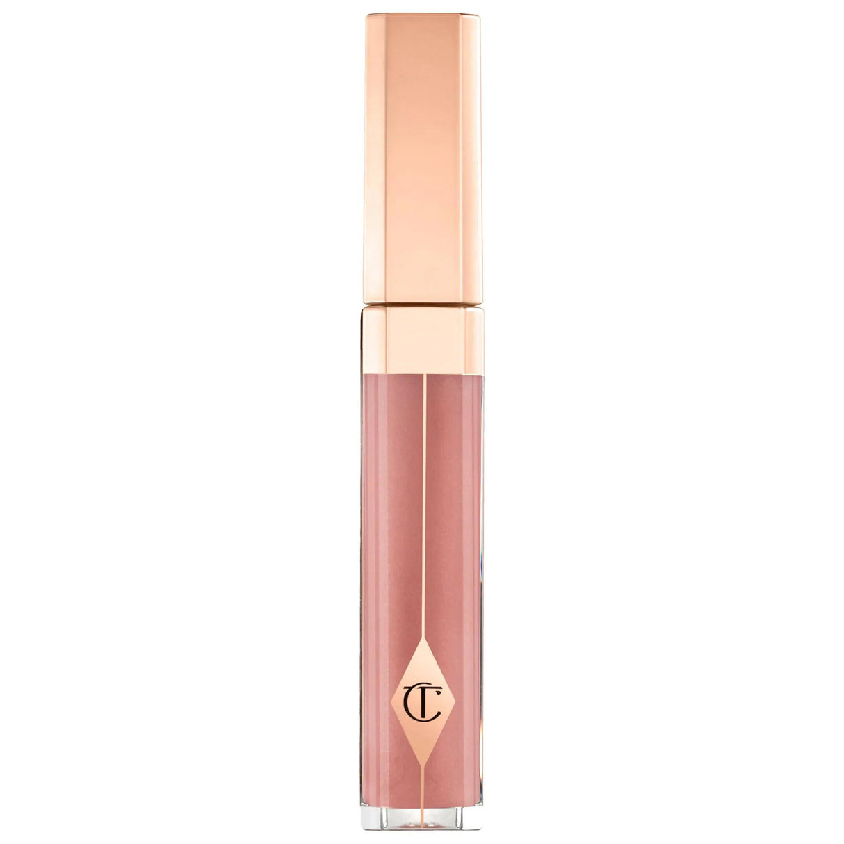 Charlotte Tilbury Pillow Talk Lip Gloss: Long Lasting Shine | Non-Sticky, Fuller Lips & Hydrating Lacquered Finish - Cruelty-Free