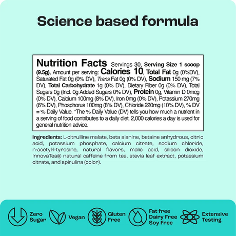 Pre-Workout Powder with Electrolytes