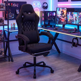 Gaming Chair Height Adjustable Computer Chair with Headrest Video Game Chair