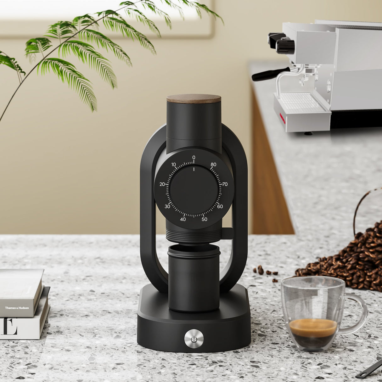 Molino de café de muelas planas Geimori GU64 | Molinillo profesional de dosis única