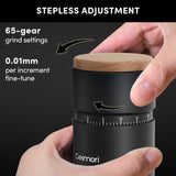 Geimori T38 Plus Electric Coffee Grinder | Compact Plug-in Grinder