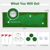 Golf Putting Green with Realistic Artificial Grass Turf