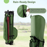 Golf Stand Bag Lightweight Golf Bag with 8 Way Top Dividers and 5 Zippered Pockets