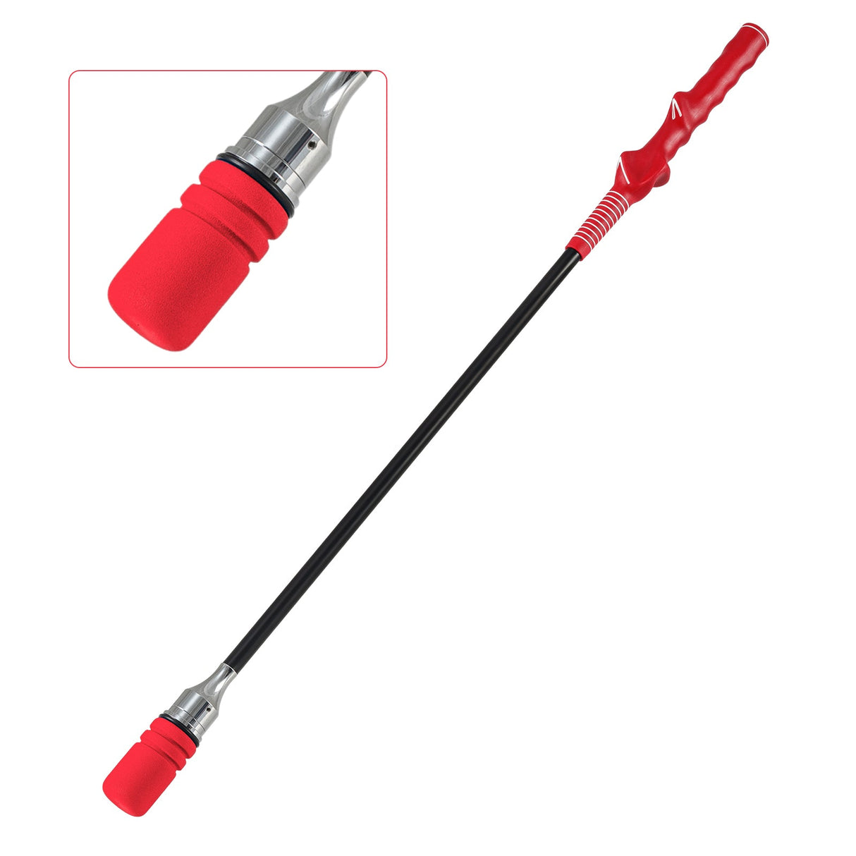 Entrenador de swing de golf Click Stick Ayuda de entrenamiento de swing para velocidad, flexibilidad, equilibrio