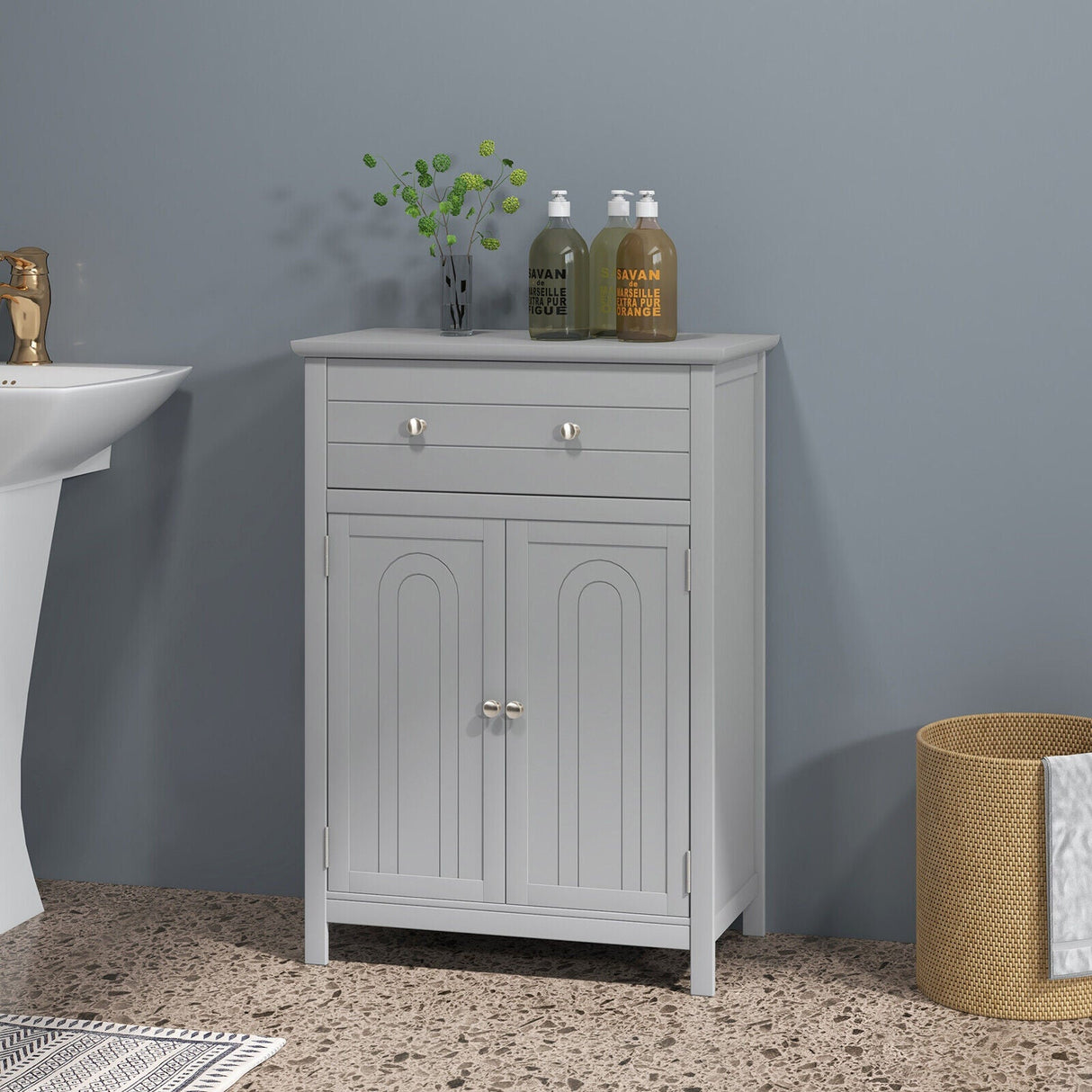 Mueble de baño independiente con cajón grande