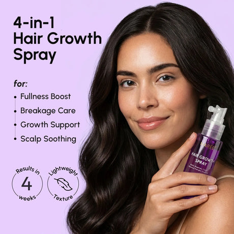 Pulverizador 4 en 1 para el crecimiento del cabello