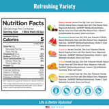 H2O ELECTROLYTES™ - Variety Pack (20 Count) - Zero Sugar Electrolyte Powder