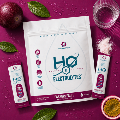 H2O ELECTROLYTES™ - Maracuyá | Polvo de electrolitos sin azúcar