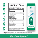 H2O ELECTROLYTES™ - Sandía | Polvo de electrolitos sin azúcar