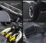 Patinete eléctrico todoterreno con motor de doble correa