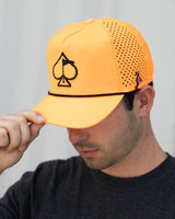 Gorra de Soga Perforada - Naranja Neón