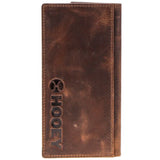 Billetera de rodeo para hombre - Logo HOOey "2.0" Manos Arriba (Marrón/Negro/Turquesa)