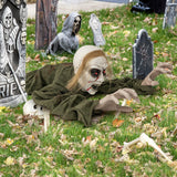 Zombie Trepador de Halloween con Ojos Luminosos y Sonido Terrorífico