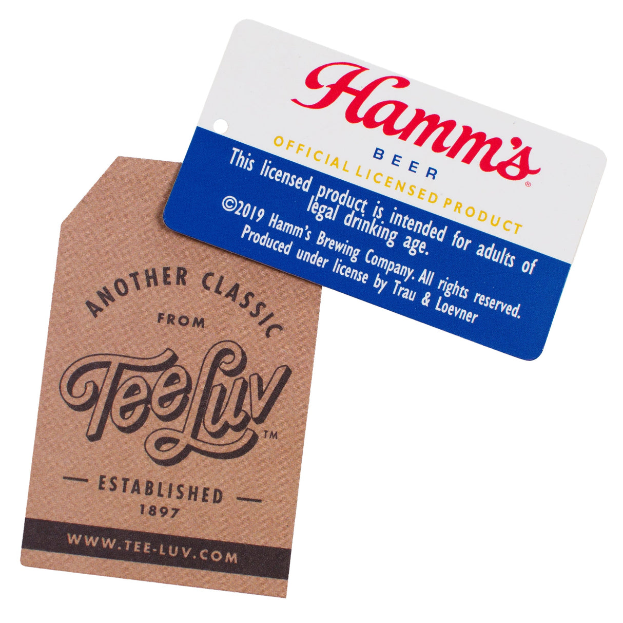 Hamm's Beer Logo Hooded Sweatshirt - Oxford Gray