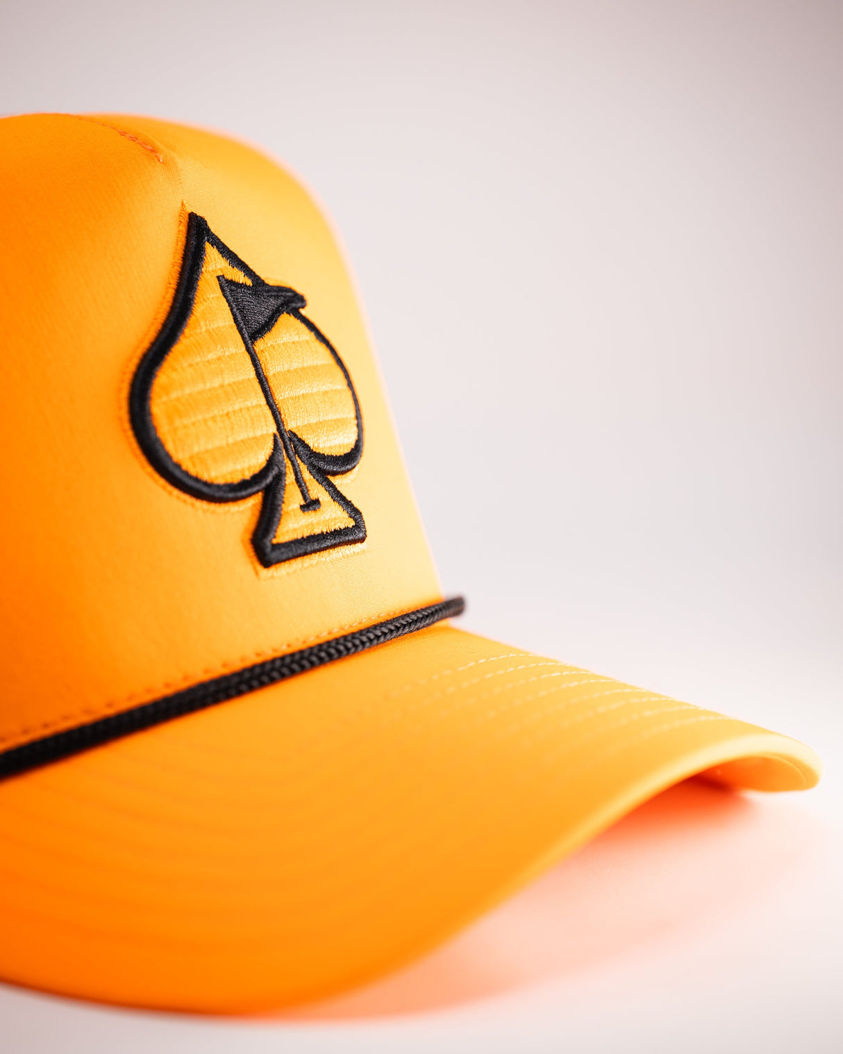 Gorra de Soga Perforada - Naranja Neón