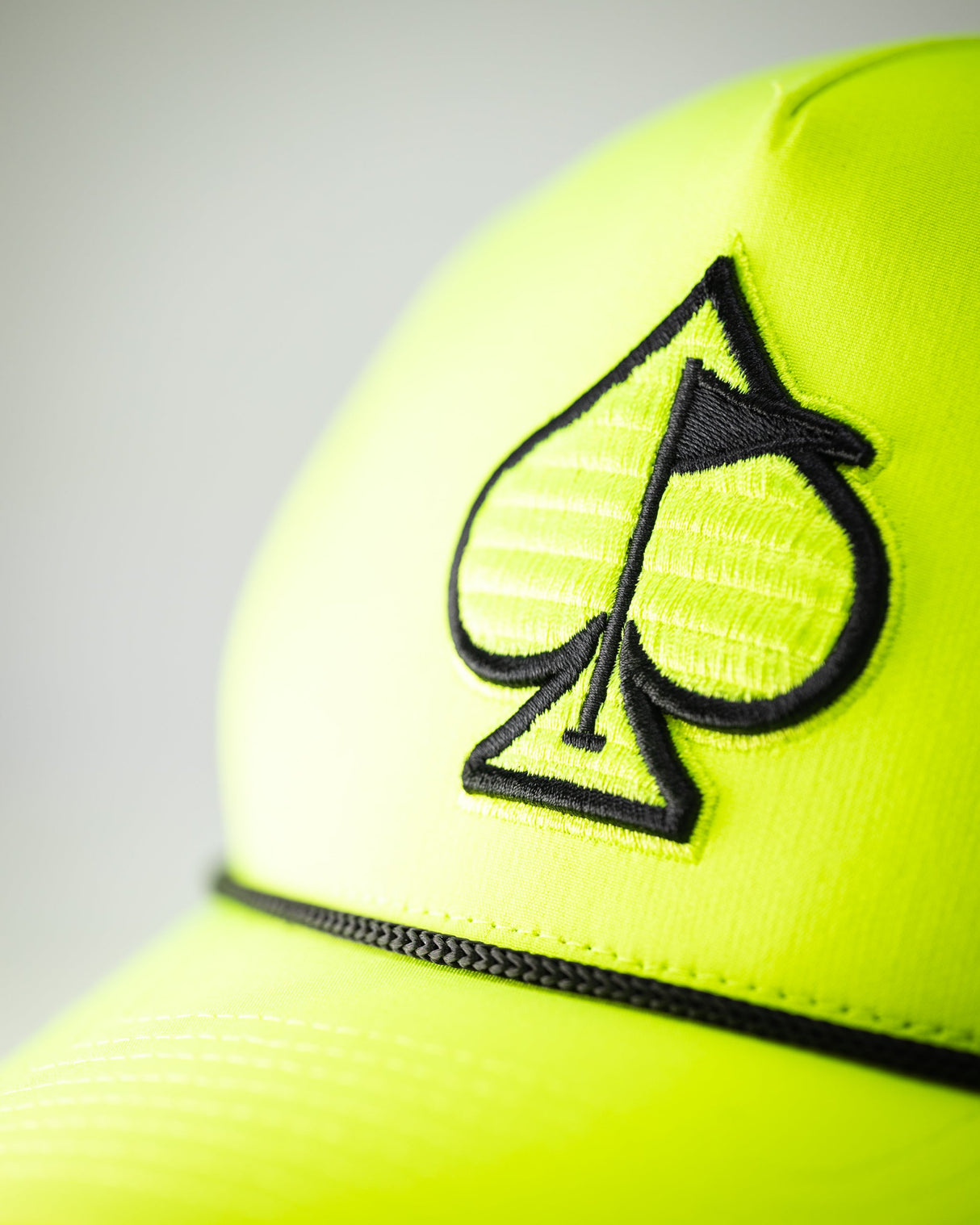 Gorra de soga perforada - Amarillo fosforescente