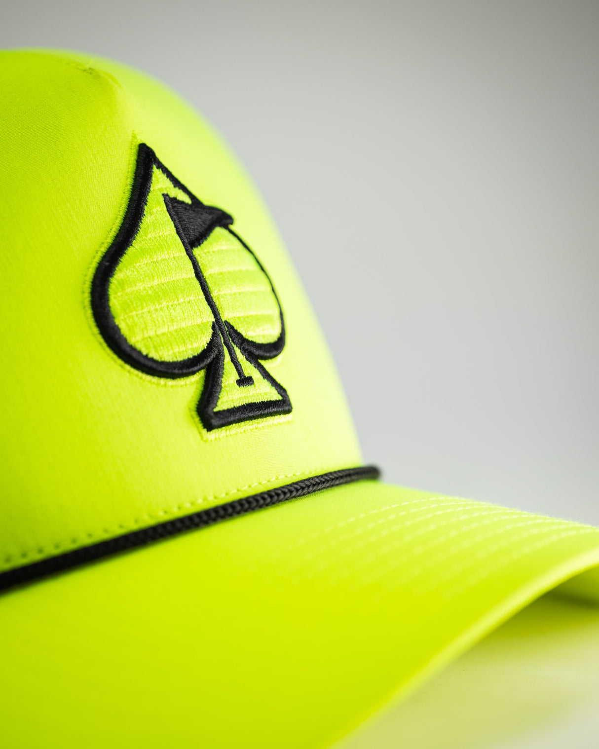 Gorra de soga perforada - Amarillo fosforescente