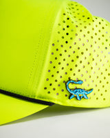 Gorra de soga perforada - Amarillo fosforescente