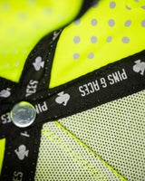 Gorra de soga perforada - Amarillo fosforescente