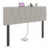 Headboard for Queen and Full Size Bed Geometric Upholstered Head Board