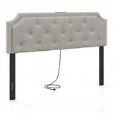 Headboard for Queen and Full Size Bed Tufted Upholstered Head Board