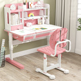 Silla de estudio infantil con altura regulable, doble respaldo y asiento transpirable para mayores de 3 años