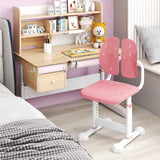 Silla de estudio infantil con altura regulable, doble respaldo y asiento transpirable para mayores de 3 años