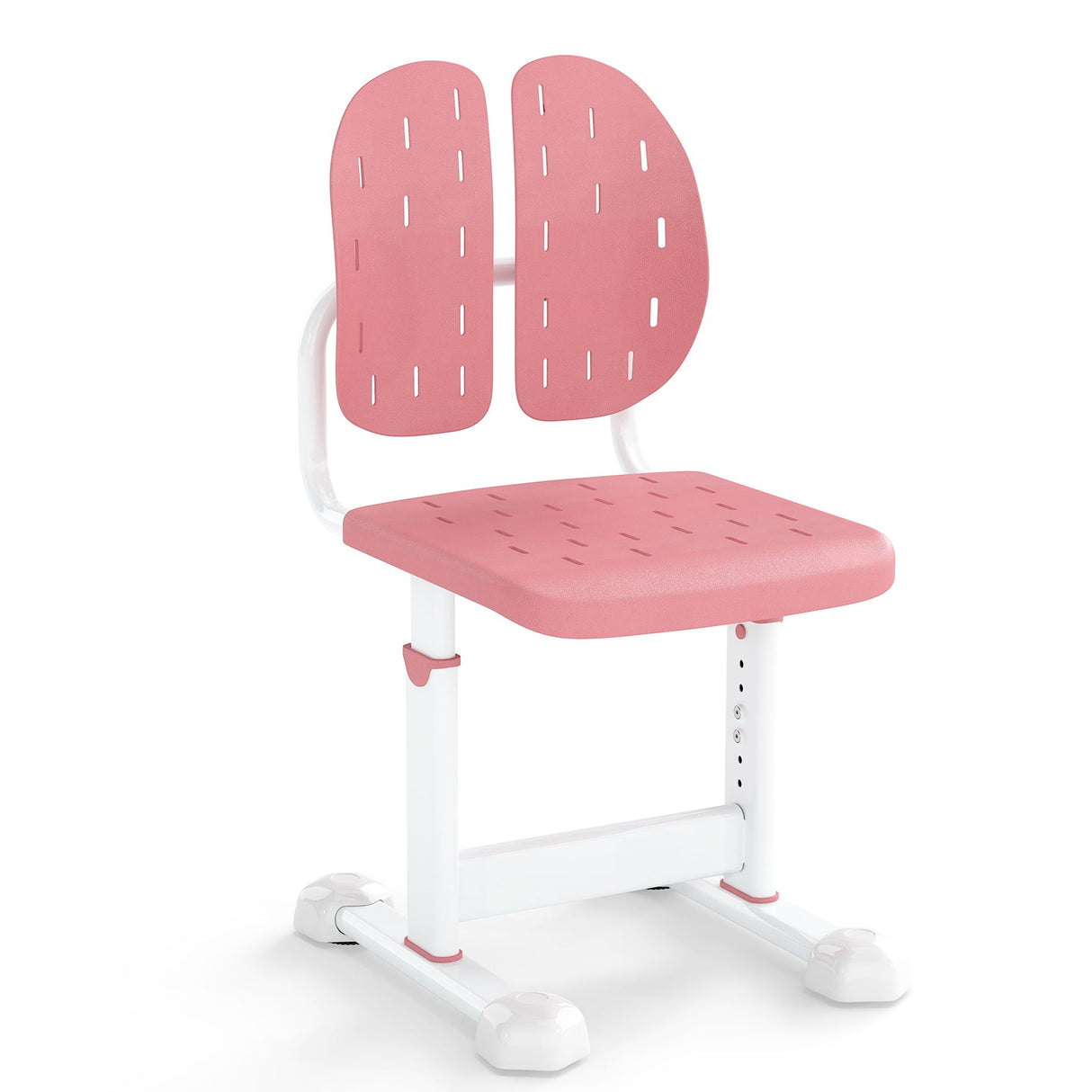 Silla de estudio infantil con altura regulable, doble respaldo y asiento transpirable para mayores de 3 años