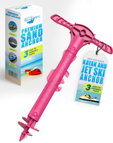 Sport Anchor with Carrying Case- Shallow Water Anchor Pole for Boats and PWC. Easy Storage, High-Strength ABS (4' tall)
