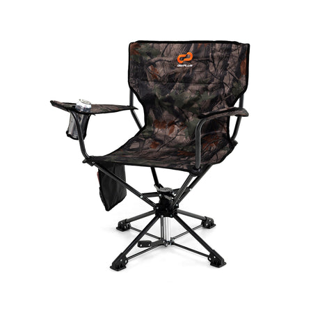 Silla de caza giratoria 360° portátil y plegable