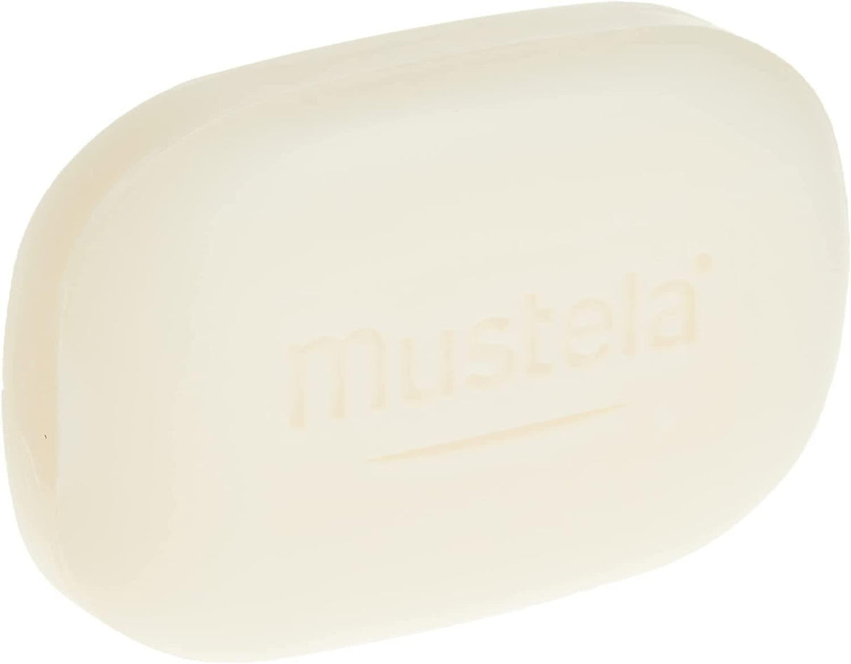 Mustela Baby Soap with Cold Cream - Gentle, Non-Drying, and Dermatologically Tested for Newborns