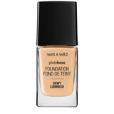 wet n wild Photo Focus Foundation Dewy Lumineux Soft Beige - Liquid Foundation for Everyday Use with Dewy Finish