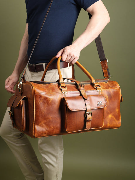 Bolsa de Viaje de Piel Berlin Weekender