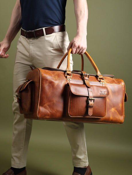 Bolsa de Viaje de Piel Berlin Weekender
