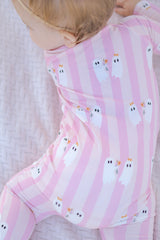 Pijama con cremallera de bambú Be My Boo Halloween