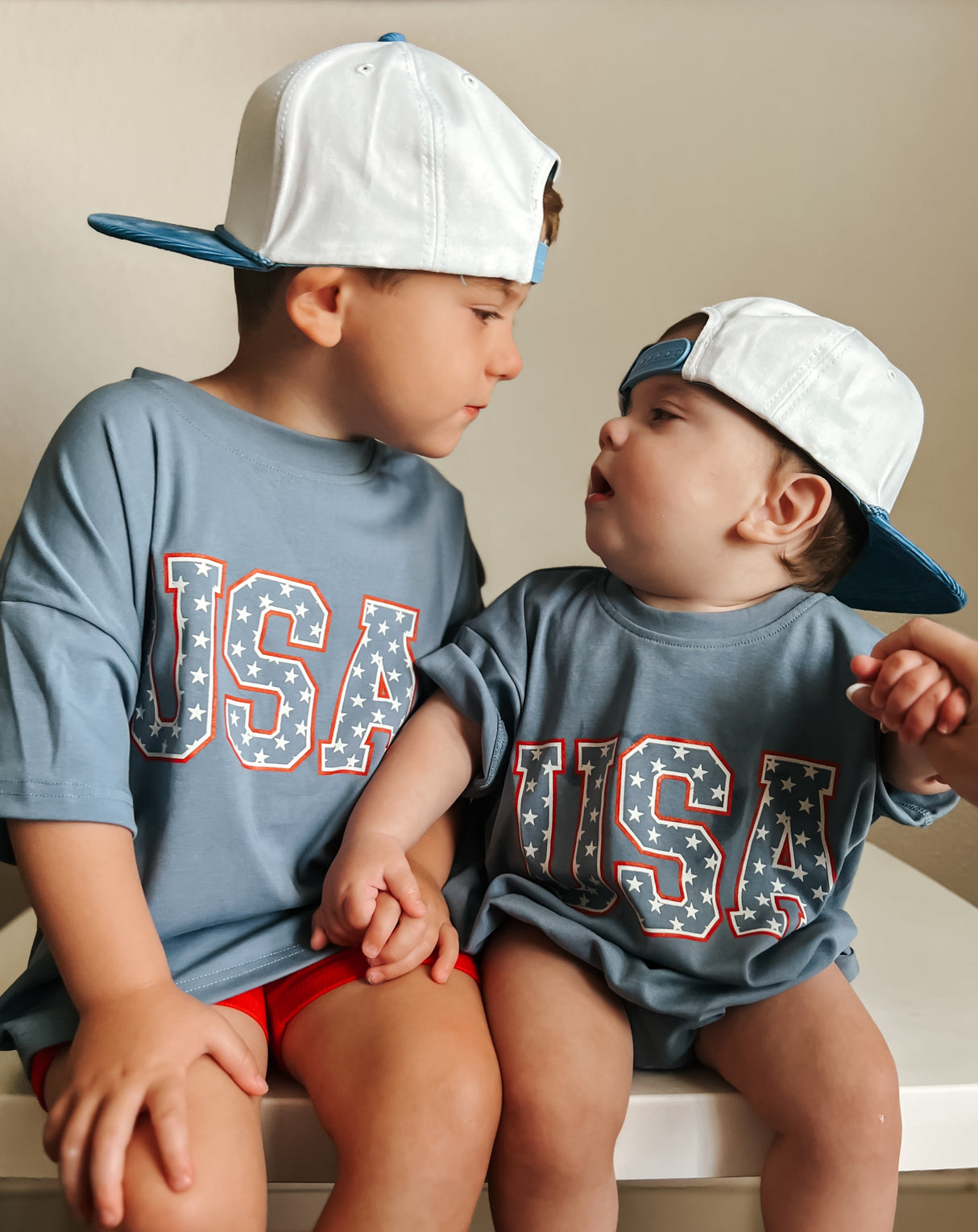 Mameluco de camiseta con estrellas de EE. UU.